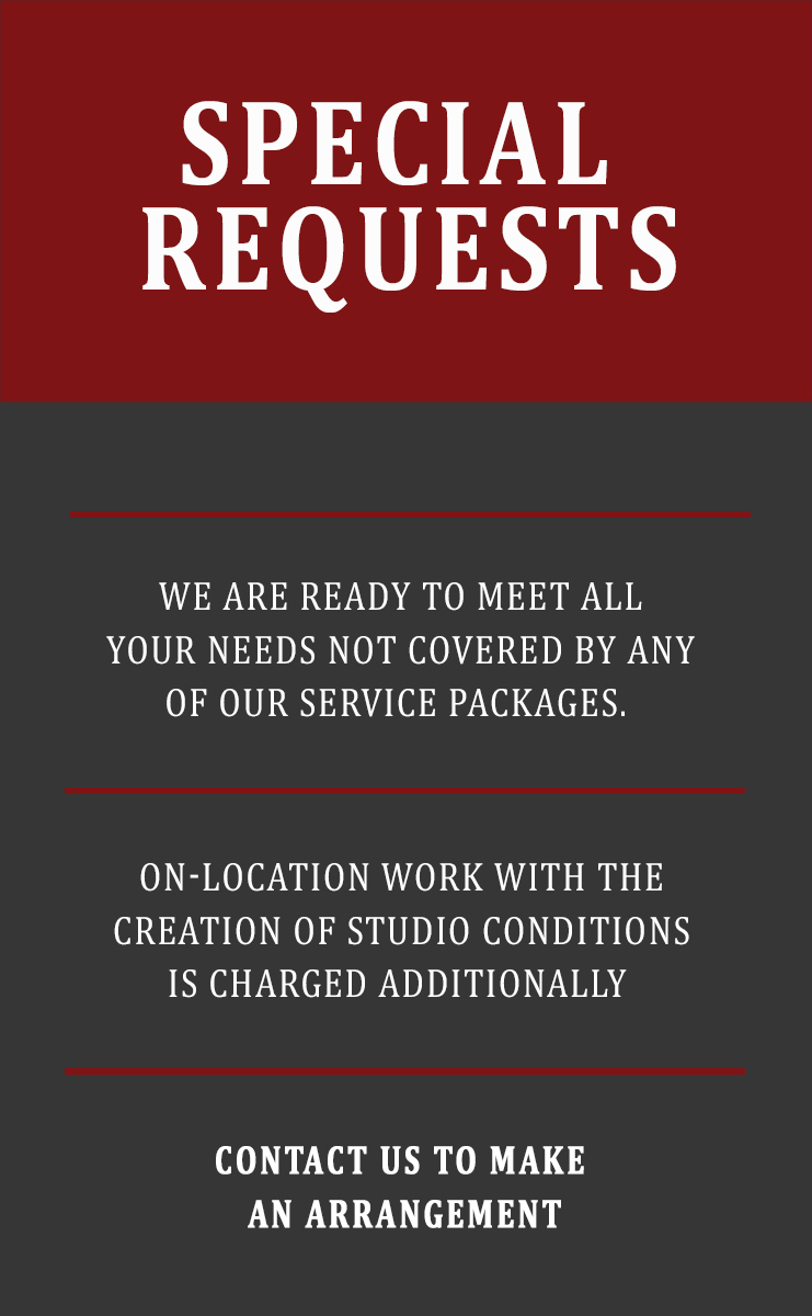 Cenovnik posebni zahtevi ENG